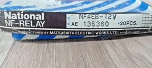 10PCS LOT- Panasonic NF4EB-12V GEN PURPOSE RELAY 4PDT 2A 12V-NEW - Picture 1 of 6
