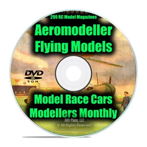 RC Model Airplane Magazines, Aeromodeller, Modellers Monthly, 299 Issues DVD - Picture 1 of 1