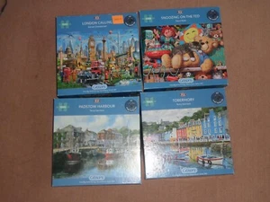 JOB LOT 4 X 1000 PIECE GIBSON JIGSAWS EXC COND - Picture 1 of 1