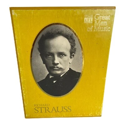 TIME LIFE Great Men Of Music Richard Strauss ~ 4 Cassettes & Booklet 4TLG 558 - Image 1 of 4
