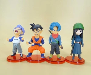 lot of 4 DragonBall Z Superhero WCF DBZ MYE SON GOHAN trunks PVC FIGURE 3" #F3 - Picture 1 of 4