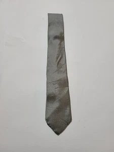 Corbata para hombre Calvin Klein 100 % seda gris rayas - Imagen 1 de 4
