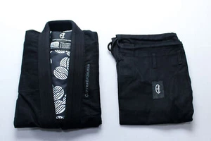 Coffee & Kimuras Men's Instant Cotton Jiu-Jitsu Gi CD4 Black Size Adult Large - Picture 1 of 10