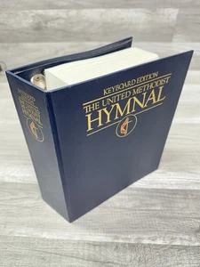 United Methodist Hymnal Keyboard Edition UMC 1989 Binder Loose Leaf Pages Blue - Bild 1 von 5