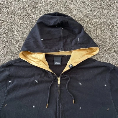 De Colección Etnies 2001 Suela Tec Boxer Bata Sudadera con Capucha Negra Para Hombre L Cremallera Completa EE. UU. Patín Foto 1 de 4