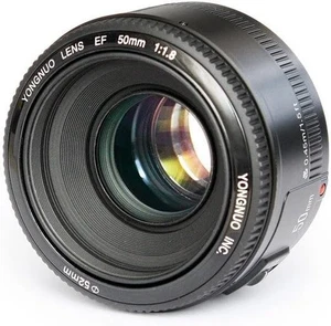 YONGNUO YN50 mm F1.8 obiettivo messa a fuoco automatica grande apertura per fotocamera Canon EF Mount EOS - Foto 1 di 9