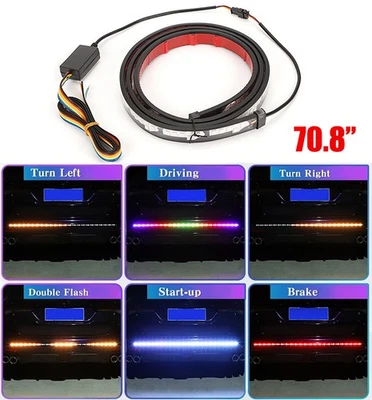 Barra de luz LED para puerta trasera de 70 pulgadas tira de freno reversa para Chevrolet Silverado 1500 Foto 1 de 4