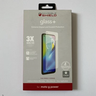 ZAGG- Cristal Escudo Invisible + Protector Pantalla para Moto G Power 8ª Generación (2020) Foto 1 de 2