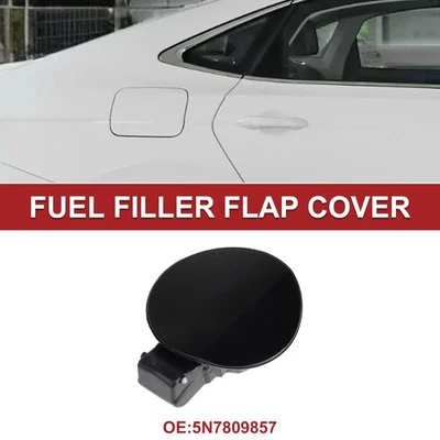Fuel Tank Door Cap for Volkswagen Tiguan 2010-2019 Fuel Filler Flap Cover Black Foto 1 de 4