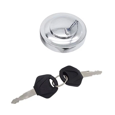 Fuel Gas Tank Cap Lock with 2 Keys For Yamaha V Star 250 650 950 1100 - Imagem 1 de 4