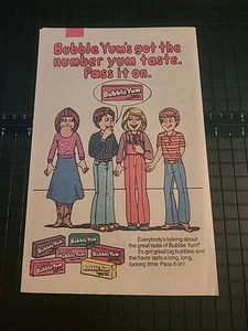 Bubble Yum Bubble Gum Pass It On 7x10 Print Ad 1982 Wall Art Vintage - Picture 1 of 1