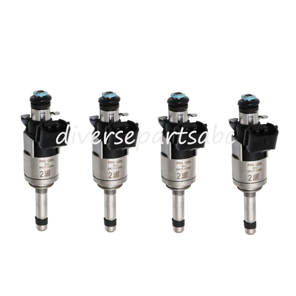 4Pcs Fuel Injection Injectors Fits Mazda CX-5 CX-9 2016-2019 2.5L PY0113250 - Image 1 of 4