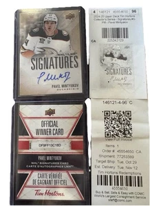 2024-2025 Upper Deck Tim Hortons - NHL Signatures - Pavel Mintyukov Auto | Mint - Picture 1 of 1