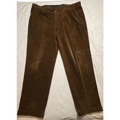 Pantalones de pana vintage Brax para hombre marrón profundo talla 42x34 - se siente bien - usados en excelente estado Foto 1 de 4
