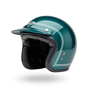 Bell Custom 500 Motorcycle Helmets Steve McQueen Riverside Metallic Green XL - Picture 1 of 10