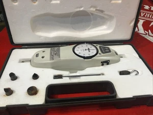 IMADA 100lbs x 1lb Push/Pull Mechanical Force Gauge With Attachments & Case - Picture 1 of 5