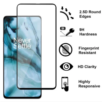 For OnePlus Nord 2T 5G Full Coverage Tempered Glass Film Screen Protector（2 PCS） - Image 1 of 4