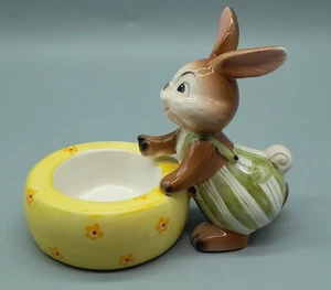 Goebel Figur Hase mit Teelichthalter Ostern 9,5 cm hoch Easter Bunny sehr gut - Bild 1 von 8