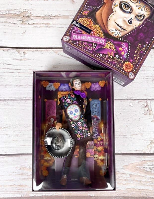 Barbie 2021 Ken Dia De Los Muertos Day of The Dead Doll Mattel  2021 - Image 1 of 4