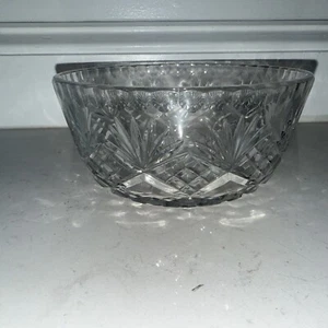 Vintage Anchor Hocking EAPG Clear Serving Bowl 3.25” Tall 7” Diameter Excellent - Picture 1 of 5