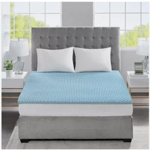 All Season Reversible Hypoallergenic 1.5" Cooling Mattress Topper - Picture 1 of 8