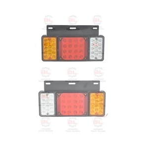 1 PAIR (LH & RH) 24V TRUCK LED TAIL LAMPS FOR ISUZU FVM FVR FVD FVZ (1996-2007) - Picture 1 of 18