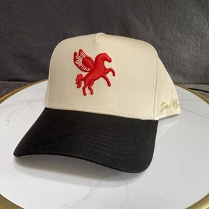 TRUE BRVND Pegasus Snapback Dallas Mütze nie benutzt weiß schwarz rot limitierte Auflage - Bild 1 von 9