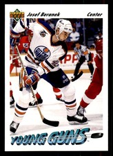 1991-92 Upper Deck Oilers Hockey Card #595 Josef Beranek