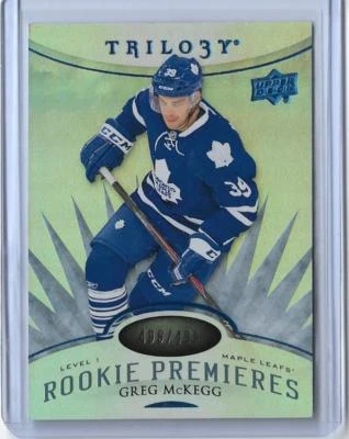 2014-15 UD TRILOGY GREG MCKEGG RC ROOKIE CARD #105 ~ 499/499 UNIQUE  MAPLE LEAFS - Image 1 of 2