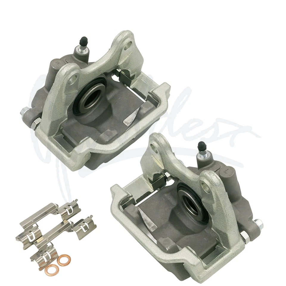 Par de pinzas de freno de disco traseras para Cadillac Escalade Chevy Silverado 1500 GMC Foto 1 de 4