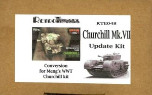 RetroKits Modèles CHURCHILL Mk.VII TANK Kit de Conversion Meng World War Toons - Photo 1 sur 3