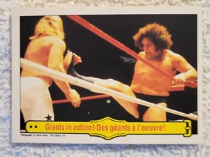 1985 O-Pee-Chee WWF Wrestling Trading Card #48 Andre The Giant Big John Studd - Imagen 1 de 2