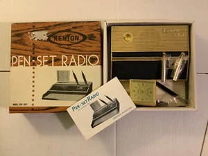 Vintage 1970’s PEN-SET RADIO with ALARM CLOCK DESKTOP COLLECTIBLE CPR-7007 RARE - Picture 1 of 10