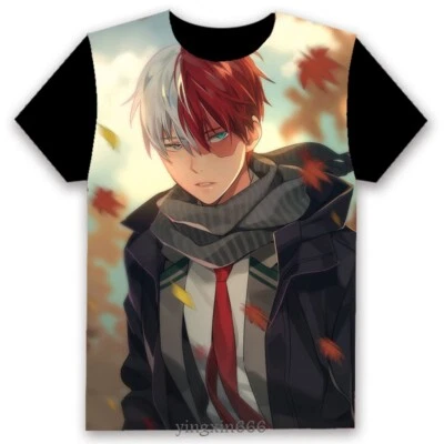 Anime My Hero Academia Juegos con disfraces Unisex 3D Manga Corta Camiseta Informal Camiseta Top Y04 Foto 1 de 3