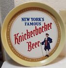 New York's Famous 12" Metal KNICKERBOCKER Beer Tray NEAR MINT Rare Condition 