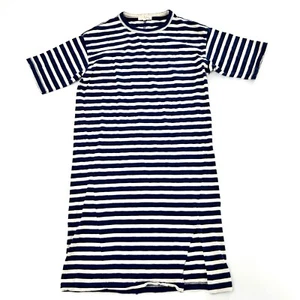 Rag & Bone Damen Gr. 2XS blau weiß gestreift Kurzarm T-Shirt Minikleid - Bild 1 von 5