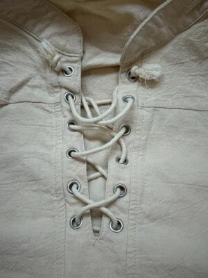 中世纪衬衫男式文艺复兴诗人苏格兰吸血鬼上衣海盗衬衫 — 第 1/4 张图片