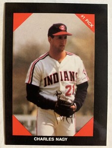 1990 Best Co. #323 CHARLES NAGY Kinston Indians Minor League. #1 Pick. NR Mint. 