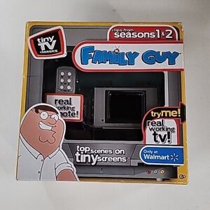 New Tiny TV Classics Family Guy Edition Real Working Mini Television Collectible