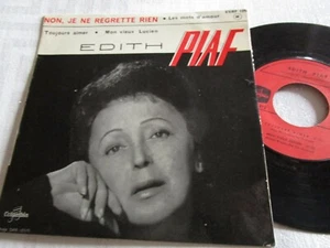 Edith Piaf Non, Je Ne Regrette Rien Columbia ESRF 131 Vinyl 7inch Single - Picture 1 of 4