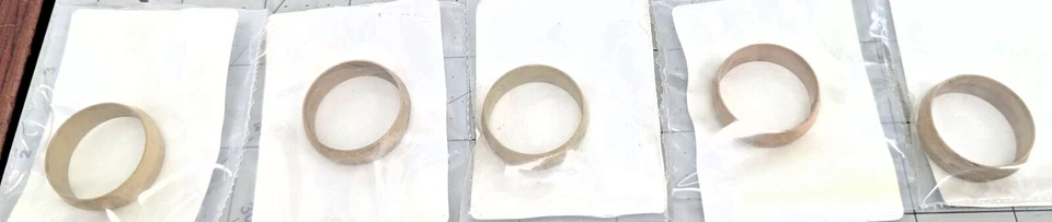 (5) 1” I.D. Brass Compression Sleeve Fittings Ferrule Ring for Tubing 16AN [A0S3 - Image 1 of 4