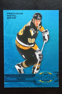 2012-13 Fleer Retro Metal Universe Precious Metal Gems Blue MARIO LEMIEUX 38/50 - Picture 1 of 2