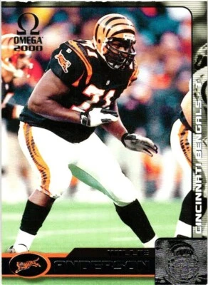 2000 PACIFIC OMEGA WILLIE ANDERSON #30 CARD $0.99 VALUE BOX - Image 1 of 2