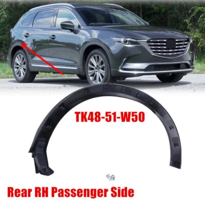 For Mazda CX-9 16-23 Right Rear Passenger Side Fender Opening Molding TK4851W50H - Imagem 1 de 4
