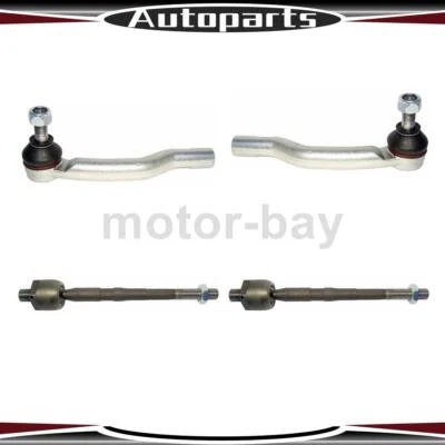 4pcs Outer Inner Tie Rod End Fits 2000 2001 2002 2003 2004 Suzuki Grand Vitara - Image 1 of 4