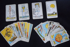 Vintage 1971 Rider Waite Tarot Deck / Complete 78 Cards / Original / Reader /