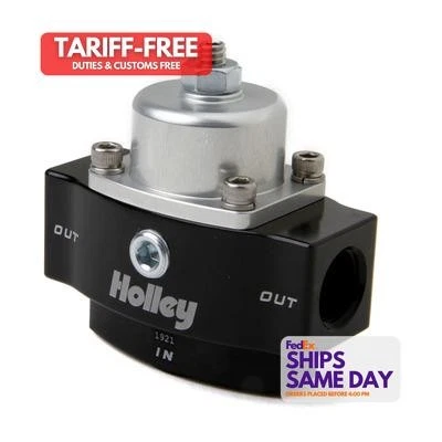 Holley 12-840, One Aluminum Hp Billet Fuel Press. Regulator Performance Parts - Image 1 of 4