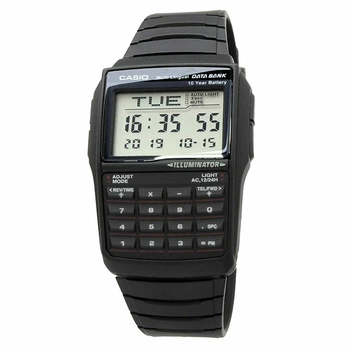 Orologio Uomo Casio DBC-32-1 Banca Dati Quarzo Colore Nero Quadrante Digitale DBC32-1 - Immagine 1 di 1