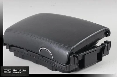 07-11 Mercedes W219 CLS63 AMG consola central reposabrazos reposabrazos tapa negro OEM Foto 1 de 4