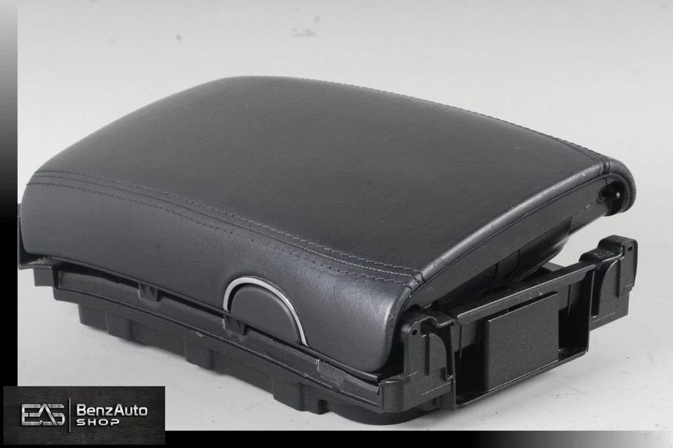 07-11 Mercedes W219 CLS63 AMG consola central reposabrazos reposabrazos tapa negro OEM Foto 1 de 4